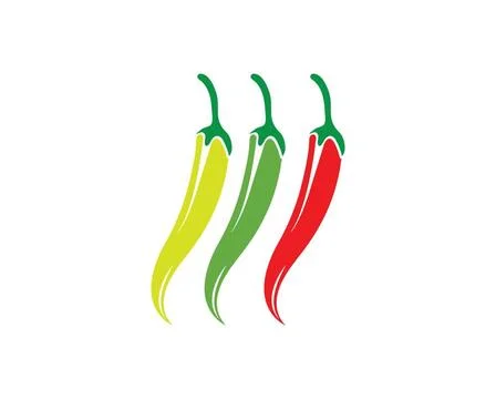 Chili logo vector template design Chili logo vector template design illust... 스톡 사진