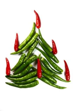 Chili new year tree Stock Photos