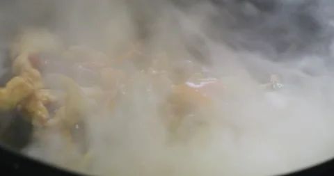 Chili paste in a pan ready to stir-fry. Stock Footage 226281203