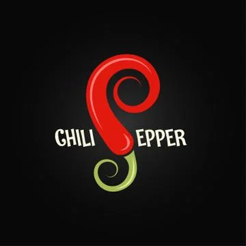 Chili pepper design background Stock Illustration