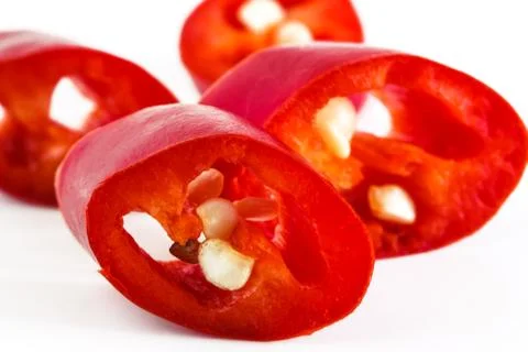 Chili pepper isolated Stock Photos