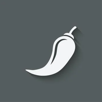 Chili pepper symbol Stock-Illustration