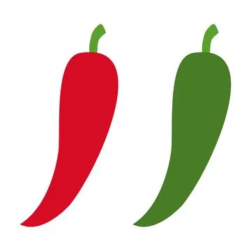 Chili pepper, vector. Stock Illustration