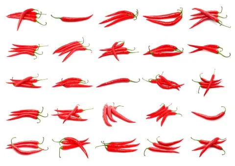 Chili peppers Stock Illustration