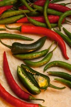 Chili peppers Stock Photos