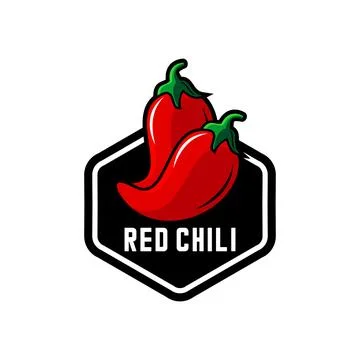 CHILI RED VECTOR Illustrazione stock