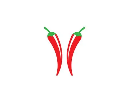 Chili symbol vector icon Stock Illustration