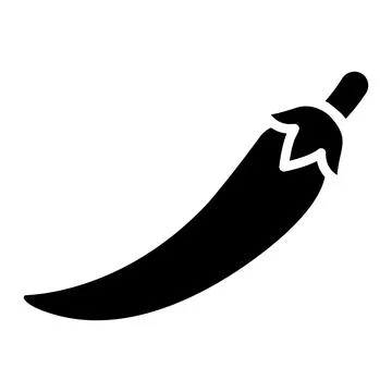 Chili Vector Icon Design Illustration Illustrazione stock