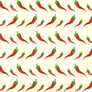 Chilis background design Stock Illustration