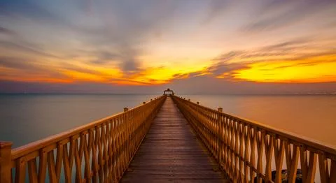 Chilis bridge kuwait Stock Photos