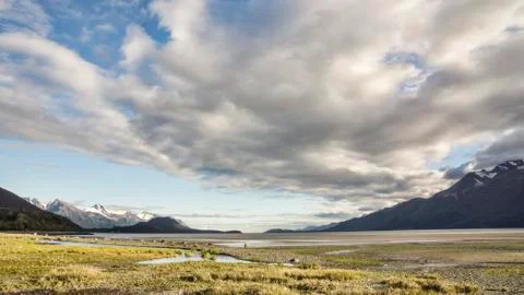 Chilkat beach in fall Stock Photos