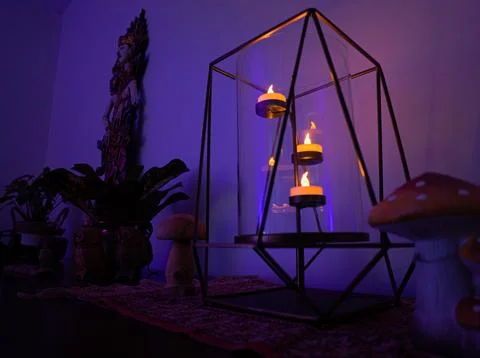 Chill ambiant with lights Stock Photos