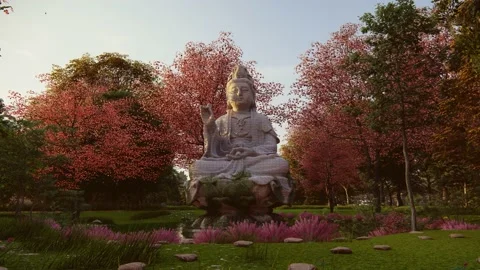 Chill Buddha Stock Footage 168896501