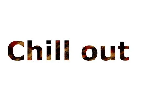 Chill out Stock Illustration