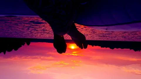 Chill sunset Stock Photos