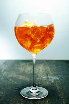 Chilled aperol spritz Stock Photos