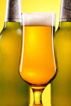 Chilled beer on ... Stock Photos