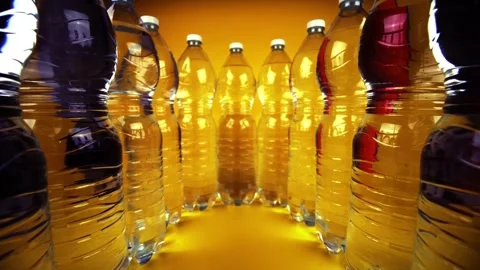 Chilled water bottle Stock Footage 274415014