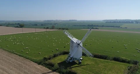 Chillenden Windmill 2 Stock Footage 89504615