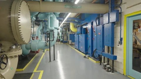 Chiller control room Stock Footage 308353554