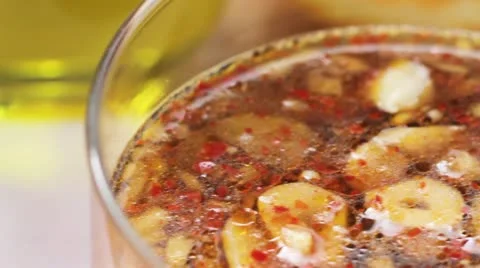 Chilli and orange marinade Stock Footage 24655542