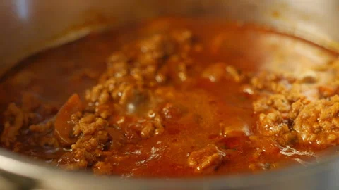 Chilli Con Carne Cooking Stock Footage 148691711