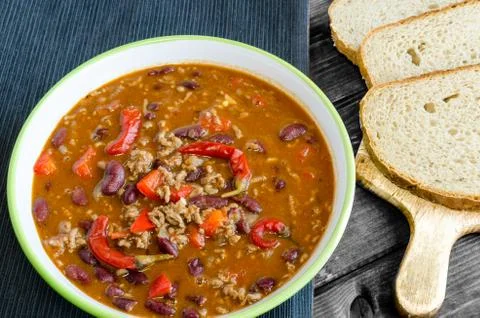 Chilli con carne Foto stock