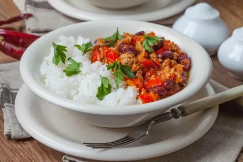 Chilli con carne Stock Photos