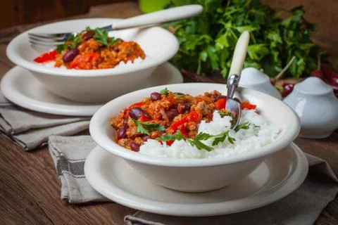 Chilli con carne Stock Photos