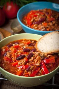 Chilli con carne. Stock Photos