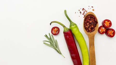 Chilli condiment with copy space Resolution and high quality beautiful photo Stock Photos