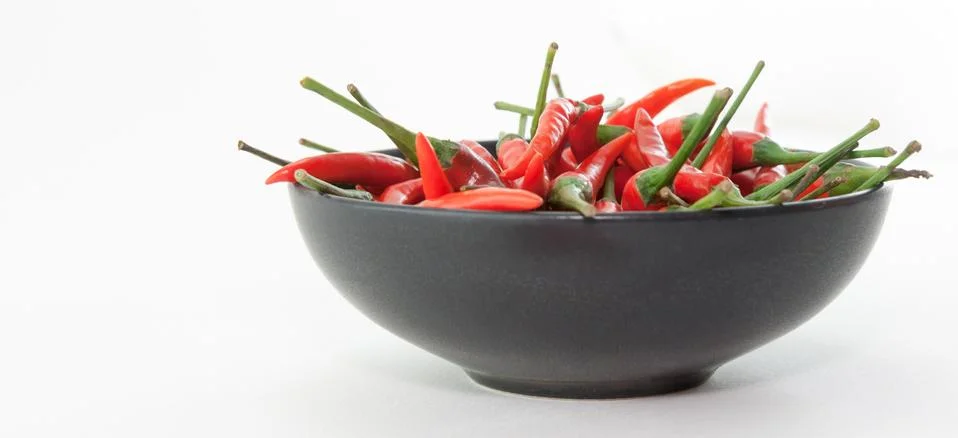 Chilli in cup 库存照片