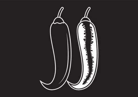 Chilli Illustrazione stock