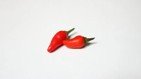 Chilli isolated on white background Stock Photos