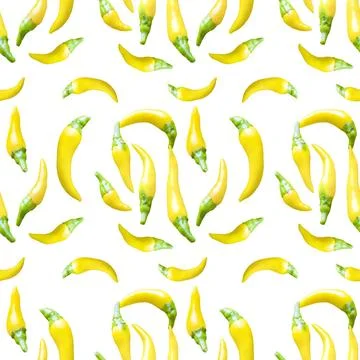 Chilli Pepers Seamless Pattern Motif Conversational seamless pattern desig... Stock Photos