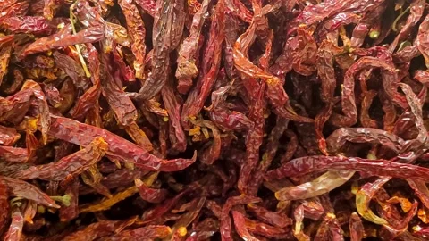 Chilli pepper, chillies spicy chilli background Stock Footage 316359382