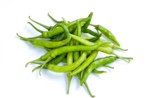 Chilli pepper isolated Stock Photos