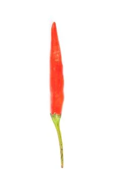 Chilli pepper isolated Stock Photos