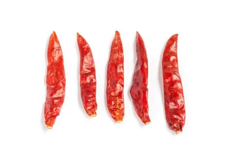 Chilli pepper isolated Stock Photos