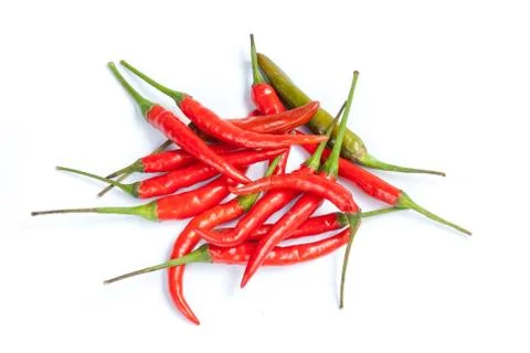 Chilli pepper isolated Stock Photos