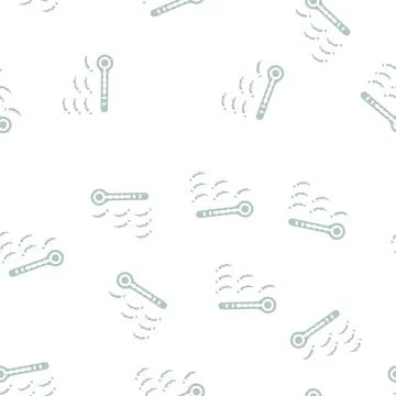 Chilli pepper spice scale glyph vector seamless pattern Illustrazione stock