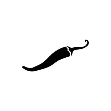 Chilli pepper vector icon Stock Illustration