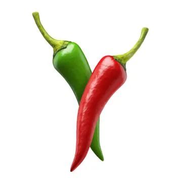 Chilli peppers Stock Illustration