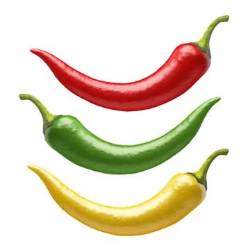 Chilli peppers Illustrazione stock