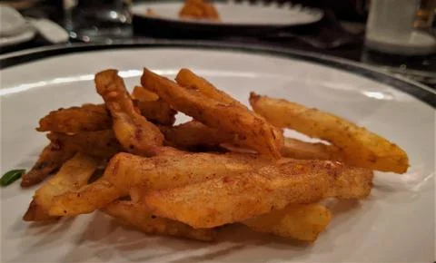 Chilli-potato2 Foto stock