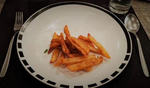 Chilli-potato7 Foto stock