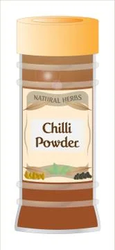 Chilli powder Stock-Illustration