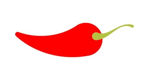 Chilli, Red Chili, Dry Chilli, Illustration Chili for clip art Illustrazione stock
