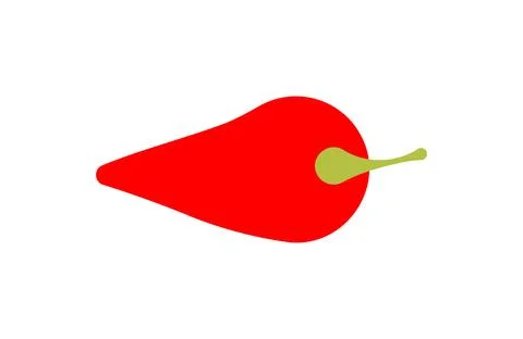 Chilli, Red Chili, Dry Chilli, Illustration Chili for clip art Stock Illustration