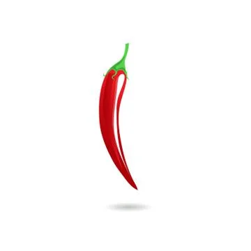 Chilli  , red pepper  , vector 스톡 일러스트